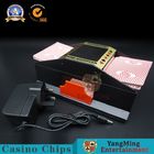 Standard Poker Card Shuffler / Automatic Shuffling Machine Casino Robot 2 Deck For Card Game