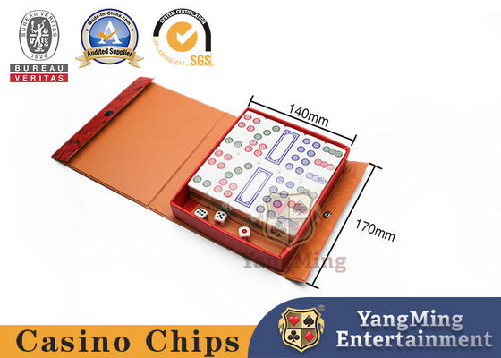 Durable Poker Table Top Cards Taiwan Tianjiu Pai Gow Dark Green Bamboo Silk Set