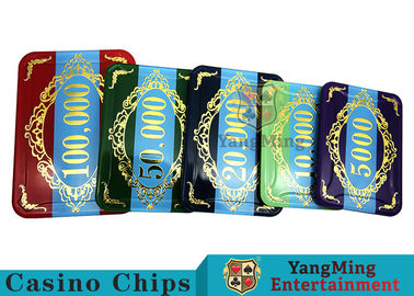 Economy Plastic Casino Poker Chips Set 760 pcs With Aluminum Case