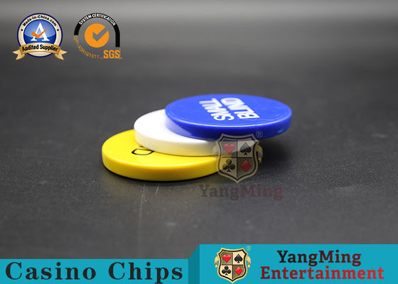 Melamine Casino Game Accessories Three Piece Set Poker Dealer Button