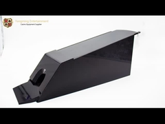 Wszystkie czarne 6 ~ 8 par kart plastikowych Akryl Black Jack Texas Poker Table Dealer Shuffler