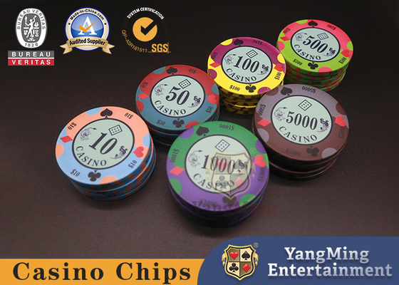 kupować Texas Club Casino Style Pokerowe żetony zapobiegające podrabianiu ceramicznych żetonów produkcja online