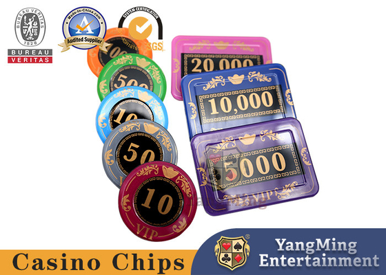 kupować Zestaw żetonów do pokera Baccarat 760 sztuk z akrylowym sitodrukiem UV Mark produkcja online