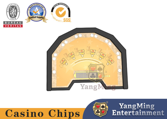 kupować Polygon Blackjack 21 Stół hazardowy Texas Poker Gry stołowe Żółty nadruk CMYK produkcja online