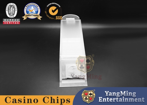 kupować OEM Casino Table 8 Deck Matowe akrylowe karty Dealer Shoe Gładkie szlifowanie krawędzi produkcja online