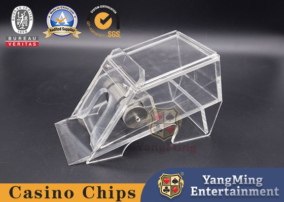 kupować Deluxe 1 Deck Card Dealer Shoe Przezroczysty akryl Kasyno Blackjack Poker Table Dealer Shoe produkcja online