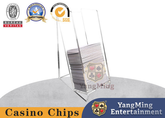 kupować Akrylowe 8 par porzucone pudełko z kartami Texas Baccarat Poker Table Game Table Shelf produkcja online