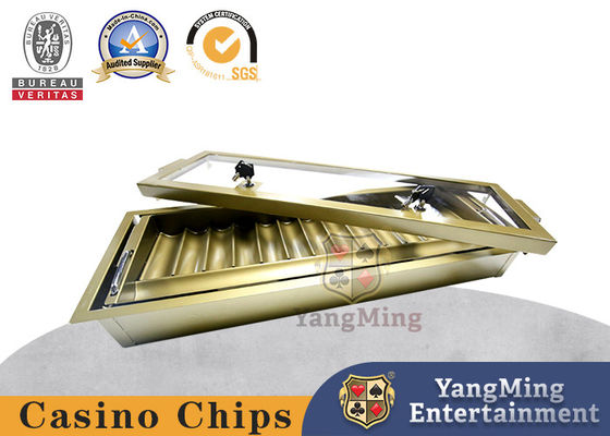 kupować Elektroplacowany Metalowy Pokerowy Targowiec Chipów Podwójny Warstwa Zamknięcie 14 Grid Baccarat Chip Float produkcja online