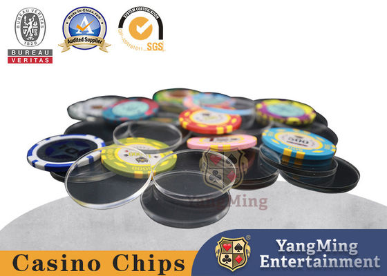 kupować 40mm Baccarat Poker Chips w pełni przejrzysty Akrylowy Spacer Okrągły produkcja online