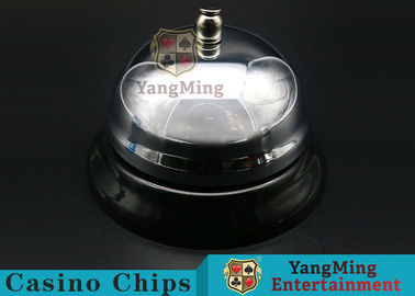 kupować Kasyno Dedykowany dzwonek ze stali nierdzewnej w kolorze srebrnym Baccarat Table Call for Casino Poker Table Games Metal Clap Call Bell produkcja online