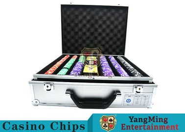 kupować Stripe Suited Casino Poker Chip Set, 12g Pokerowe zestawy żetonów z nominałami produkcja online