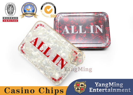 kupować Akrylowa kwadratowa karta pozycjonująca ALL IN Stolik pokerowy Texas Hold'em Pełne wprowadzenie do zakładu produkcja online