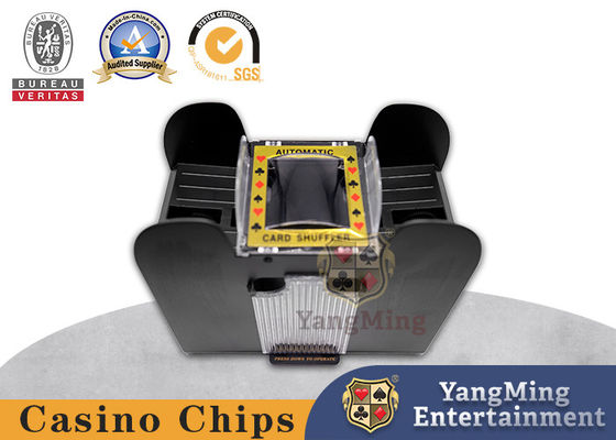 kupować Baccarat Texas Poker Maszyna do losowania 4 par Czarna plastikowa maszyna do losowania kart kasynowych produkcja online