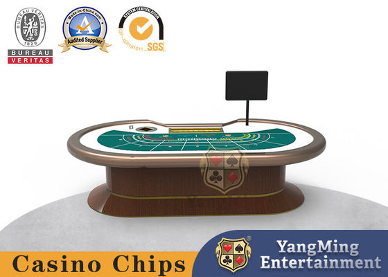 kupować Ulepszony projekt stołu do pokera Baccarat Oval Casino Dragon Tiger Poker gra karciana produkcja online