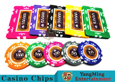 kupować 760 sztuk Texas Holdem Style 12g Clay Poker Chips Ustawiony fabrycznie z prawdziwą aluminiową obudową produkcja online