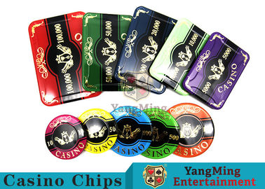 kupować 760 sztuk Akrylowy Premium Bronzing Casino Poker Chip Zestaw do rozrywki produkcja online