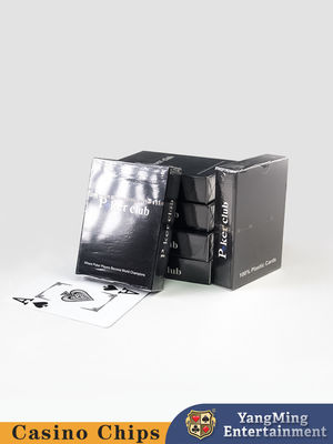 kupować 100% PVC Plastic Poker Texas Hold'em Gra stołowa Czerwone i niebieskie plastikowe karty produkcja online