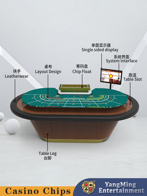 kupować Poker Casino Solid Wooden Baccarat Table Poker Game Chips Chess Table produkcja online