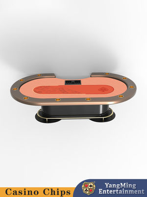 kupować Całkowity stolik pokerowy kasyna z 10 graczami Texas Hold'em z metalowym podłożem produkcja online