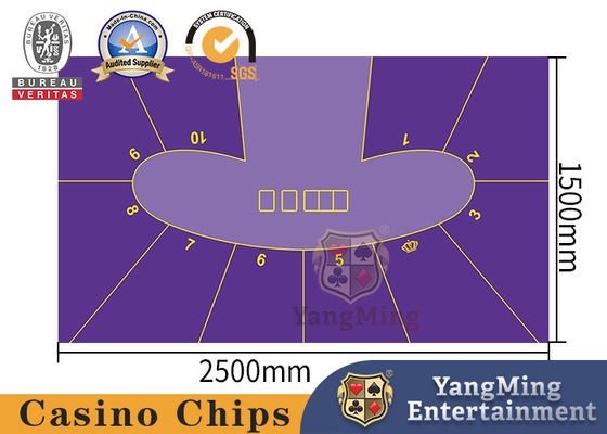 kupować 100% poliester Fabirc Fabry Design personalizacja 7-player rozmieszczenie stołu Baccarat produkcja online