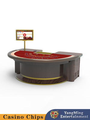 kupować Całkowity Deluxe Treadle Baccarat Stolik do hazardu Pół okrągły Baccarat Texas Hold'em Poker Stolik produkcja online