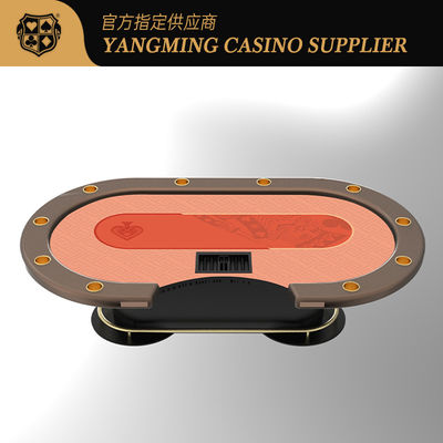 kupować Nowo zmodernizowany stolik pokerowy Texas Hold'em z metalowymi stopami dla międzynarodowych turniejów pokerowych Texas Hold'em w kasynie produkcja online