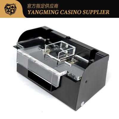 kupować Fabryka hurtowa Metal 2 Deck Poker Shuffler Anti-Cheat Silent Shuffler Casino Baccarat Entertainment Poker Desktop Shuffler produkcja online