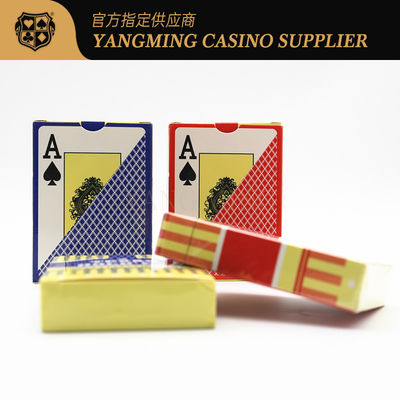kupować Wysokiej jakości Texas Hold'em Wielkie litery zamrożone plastikowe karty kolorowe pudełko do Texas Hold'em Casino Casual Game Tabletop Poker Card produkcja online