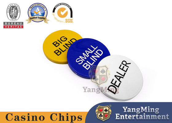 kupować Texas Club Wielki Mały Blind Marka Niestandardowa Producent Poker Card Table Niestandardowa Środowiskowa Melamina Wielki Mały Blind Trójczęściowy Zestaw Przycisk Dealer produkcja online