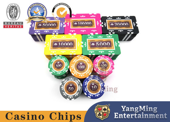 kupować Rozrywka Kasyno Chip Dedicated Box, Aluminium Poker Chips Set 12g - 760 sztuk ABS Plastic Chip Set produkcja online