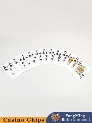 kupować Maty powłoka dla gier Texas Hold'Em anty-odciski palców anty-poślizg Gładki mieszanie PVC Materiał plastikowy Duży wydruk 280 gramów Czarne pudełko karty do gry. produkcja online