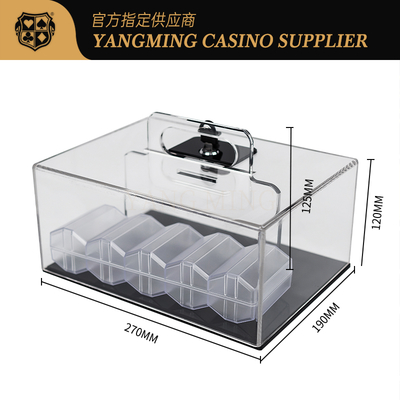 kupować Acrylic Poker Chip Holder - 400 Capacity Texas Hold'em Storage Case produkcja online