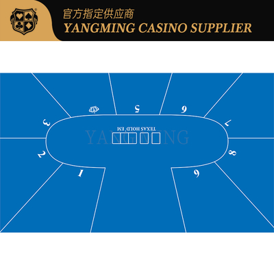 kupować Texas Hold'em 9 Player Waterproof Game Tablecloth Design Customized produkcja online