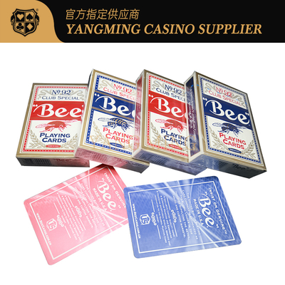 kupować Gambling Club German 310g Casino Playing Cards Czerwony lub niebieski Casino No.92 Bee Playing Cards produkcja online