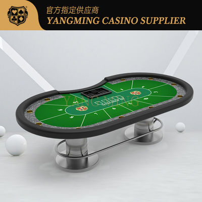 kupować Oval Metal Disc Texas Fireproof Board Game Poker Table BV Certification produkcja online