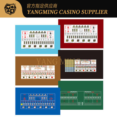 kupować Customizable Casino Sic Bo Tablecloth Durable 100% Polyester Fabric For Sic Bo Casino Tables produkcja online