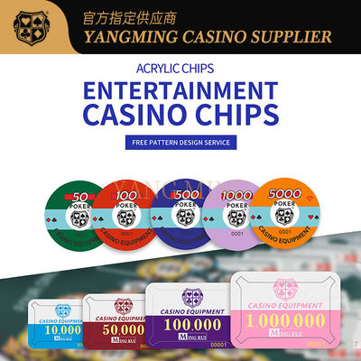 kupować Factory Customized Acrylic Poker Chips Designed For Casino Baccarat Games produkcja online
