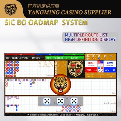 kupować Electronic Sic Bo Roadmap Display System – Customizable Casino Dice Game Solution produkcja online