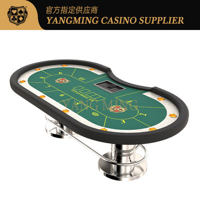 kupować Luxury Custom Texas Hold'em Poker Table – Professional Casino-Grade Gaming Table For Sale produkcja online