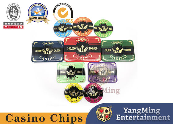kupować 760 sztuk Akrylowy Premium Bronzing Casino Poker Chip Zestaw do rozrywki produkcja online