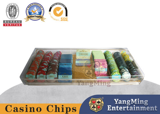 kupować SGS Casino Taca na chipy Club Gold Wire Bottom Structure 8 rzędów UV RFID Chips Handle Carrier produkcja online