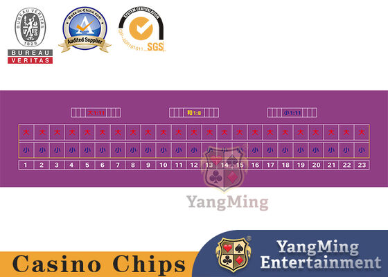 kupować 23-osobowa owalna luksusowa ulepszona wersja gry Baccarat Texas produkcja online