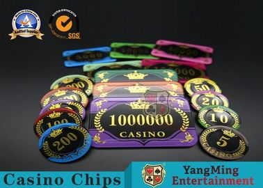 kupować Baccarat Texas akrylowy złoty stempel Chip stół do pokera stół do gry Chip moneta produkcja online