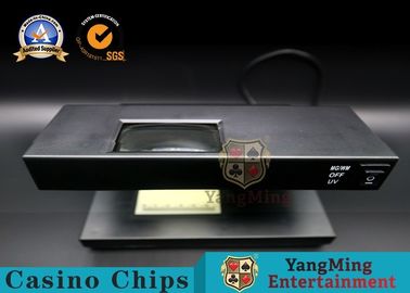 kupować Black Desktop Money Detector / UV Light Checker Identyfikator zapobiegający fałszerstwom z żetonami do pokera produkcja online
