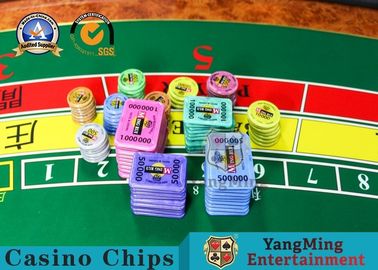 kupować Dostosowany kolor 13,56Mhz Rfid Poker Chips Cricular Code 45/50 / 55mm produkcja online