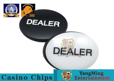 kupować Dwustronny Texas Hold'em Brass Card Guard Casino Dealer Button Metal Poker Chip Gry karciane produkcja online