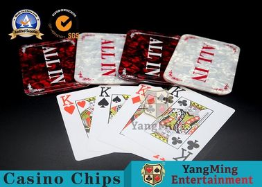kupować All In Texas Poker Baccarat Blackjack Clay Iron Abs Brass Poker Chips Przycisk Dealer Poker Card Guard produkcja online