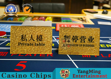kupować High-Through Gold Screen Number Card Akrylowe Niestandardowe VIP Clubhouse Zarezerwowane Przyjazne dla środowiska produkcja online