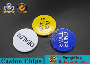 kupować Kod Texas Hold'Em Rozmiar Duży lub mały Rozmiar niewidomych 50 * 6 mm Konfigurowalne logo produkcja online