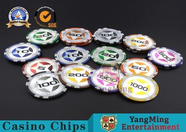 kupować ABS Casino chipy RFID 12g Clay Poker Chips z ostateczną naklejką, średnica 40mm produkcja online